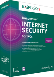 Kaspersky Internet Security 2015 (2 ПК, 1 год, продление)