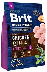 Brit (3 кг) Premium by Nature Adult S