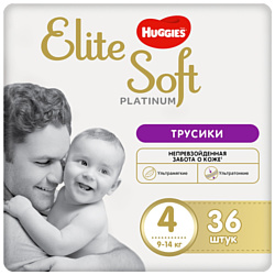 Huggies Elite Soft Platinum Mega 4 (9-14 кг) 36 шт. 