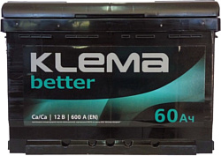 Klema Better 6CТ-60А(0) (60Ah)