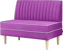 Прямой диван Brioli Рони П двухместный 1м (V14/сиреневый) Прямой диван Brioli Рони П двухместный 1м (V14/сиреневый)
