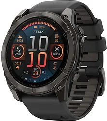 Умные часы Garmin Fenix 8 Sapphire 51mm (силиконовый ремешок)