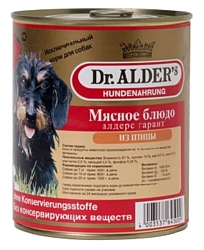 Dr. Alder АЛДЕРС ГАРАНТ птица рубленое мясо Для взрослых собак (0.75 кг) 12 шт.