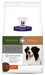 Hill's Prescription Diet (1.5 кг) Canine Metabolic+mobility with Chicken dry