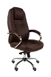 Русские кресла РК-110 хром (коричневый)