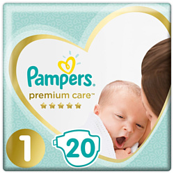 Pampers Premium Care Newborn (2-5 кг), 20 шт