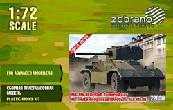 Zebrano Английский бронеавтомобиль AEC Mk.III 1/72 72036