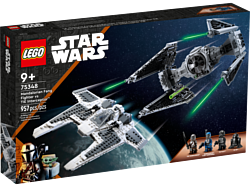 Конструктор LEGO Star Wars 75348 Мандалорский истребитель-клык против TIE Interceptor