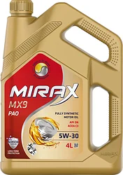 Моторное масло Mirax MX9 5W-30 С3 SN 4л