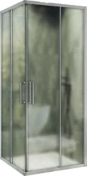 Душевой уголок MaybahGlass MGY-1330-5 (сатин стекло/хром матовый)