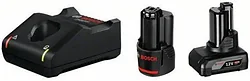 Аккумулятор с зарядным устройством Bosch GBA 12V 2.0Ah + GBA 12V 4.0Ah + GAL 12V-40 Professional 1600A01NC9