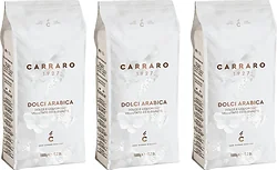 Carraro Dolci Arabica в зернах 3x1кг