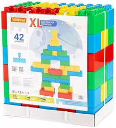 Конструктор Полесье Строитель XL 93688