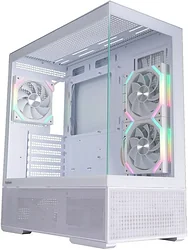 Корпус для компьютера 1stPlayer CV7 ARGB CV7-WH-2FAR-W-2FH7R-W-1FH7-W (белый) Корпус для компьютера 1stPlayer CV7 ARGB CV7-WH-2FAR-W-2FH7R-W-1FH7-W (белый)