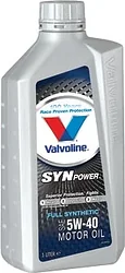 Моторное масло Valvoline SynPower 5W-40 1л Моторное масло Valvoline SynPower 5W-40 1л