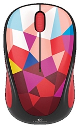 Logitech Wireless Mouse M238 Red Facets White-Red USB