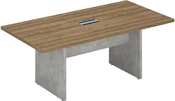 Офисный стол для переговоров Norden Wood&Stone СФ-531101 (дуб чарльстон/чикаго светло-серый) Офисный стол для переговоров Norden Wood&Stone СФ-531101 (дуб чарльстон/чикаго светло-серый)