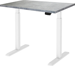 ErgoSmart Electric Desk Prime 1360х800х36 мм (бетон чикаго/белый)