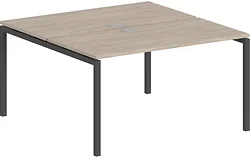 Стол для работы Norden 160x143.8x75 SG.246.OL.44.AN (антрацит/дуб светлый)