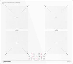 Электрическая варочная панель Meferi MIH604WH Ultra