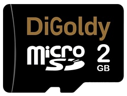 Digoldy microSD 2GB + SD adapter
