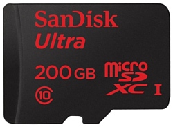 Sandisk Ultra microSDXC Class 10 UHS-I 90MB/s 200GB + SD adapter