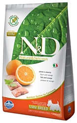 Farmina N&D Grain-Free Canine Fish & Orange Adult Mini (0.8 кг)