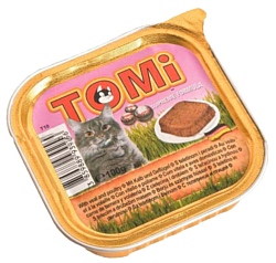ToMi (0.1 кг) 1 шт. Ламистер для кошек телятина с птицей