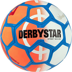 Derbystar Street Soccer (5 размер, оранжевый/белый/синий)