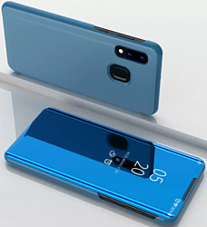 Case Smart view для Samsung Galaxy A40 (синий)