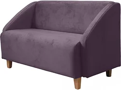 Прямой диван Brioli Ральф двухместный (V7-фиолетовый) Прямой диван Brioli Ральф двухместный (V7-фиолетовый)