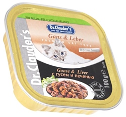 Dr. Clauder's Premium Cat Food ламистер гусь с печенью (0.1 кг) 32 шт.