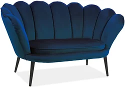 Софа Signal Magnolia 2 Velvet (Bluvel 86, темно-синий/венге)