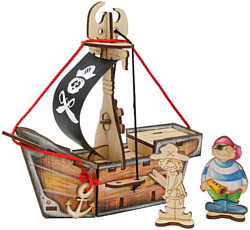 Сборная модель Woody Пиратский корабль Карамба 00761