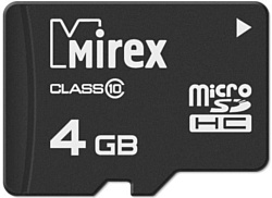 Mirex microSDHC 13612-MC10SD04 4GB