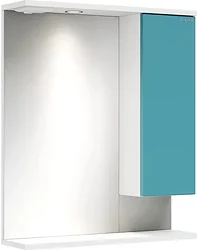 Шкаф-зеркало Onika  Марви 60 206089 (бирюзовый)