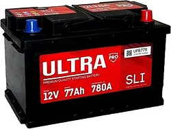 Автомобильный аккумулятор Ultra PRO R+ низкий (77Ah)