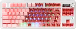 Клавиатура Ajazz MK87 white/pink, Ajazz Pitaya