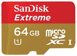 Sandisk Extreme microSDXC Class 10 UHS Class 1 45MB/s 64GB