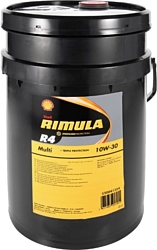 Моторное масло Shell Rimula R4 Multi 10W-30 20л