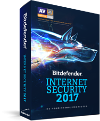 Bitdefender Internet Security 2017 Home (1 ПК, 1 год)