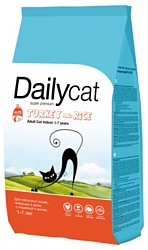 DailyCat (10 кг) Adult Indoor Turkey & Rice