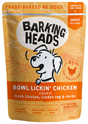 Barking Heads (0.3 кг) 1 шт. Bowl Lickin' Chicken паучи