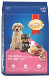 SmartHeart (15 кг) Puppy говядина и молоко