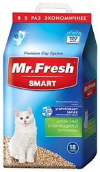 Mr. Fresh Древесный для длинношерстных кошек 18л