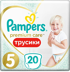 Pampers Premium Care Pants Junior 12-18 кг, (20 шт)