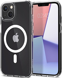 Spigen Ultra Hybrid Mag (MagFit) для iPhone 13 ACS03528 (белый)