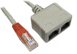 RJ45 adapter 2 порта