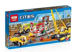 Lepin City 02042 Снос здания аналог LEGO 60076