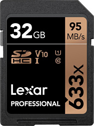 Lexar Professional 633x SDHC LSD32GCB633 32GB